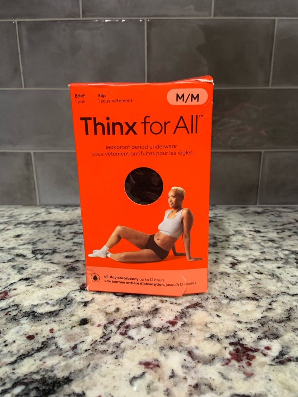 Thinx for All- Leakproof Period Underwear- Black- Size M- BNWT